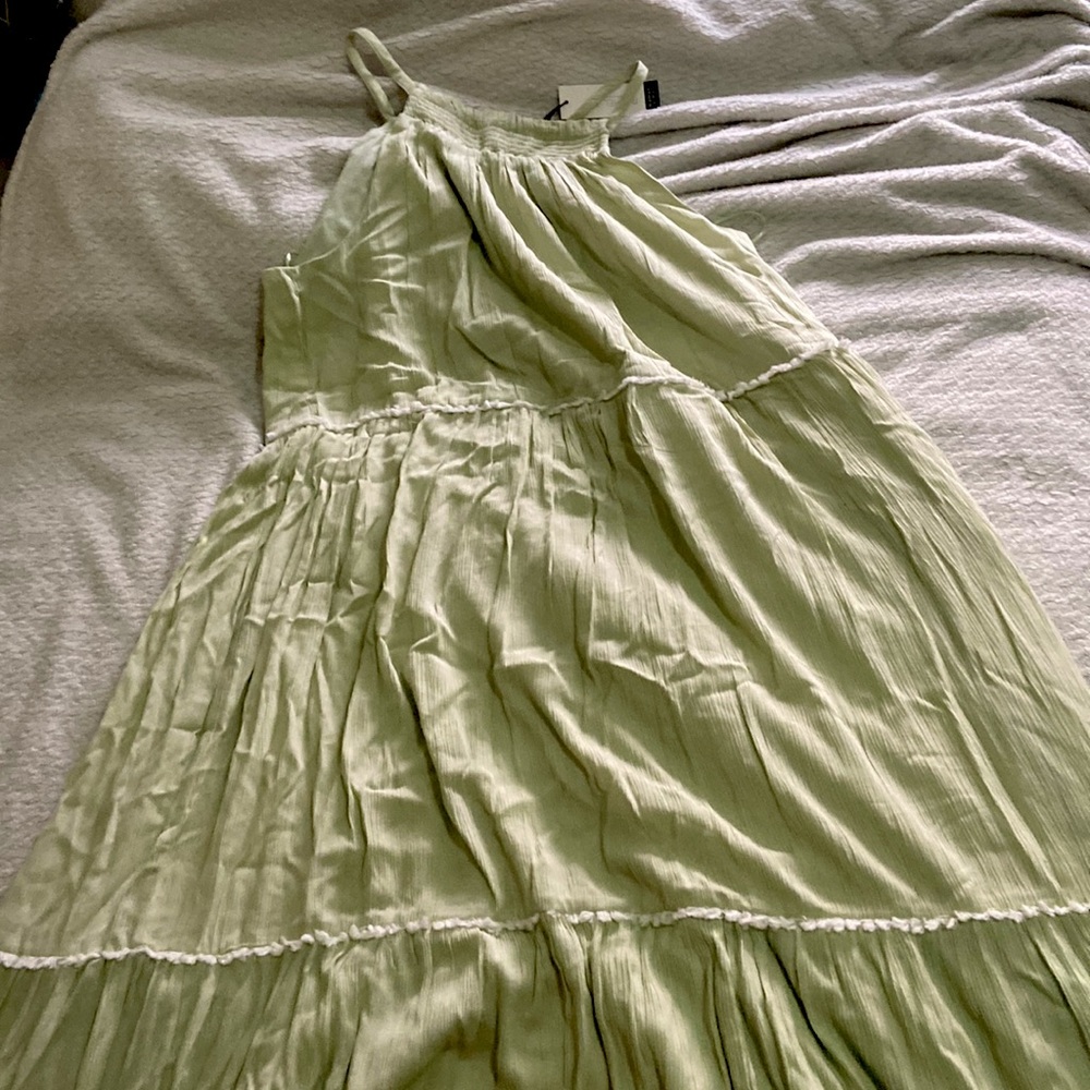 Light Green Maternity Beach Dress